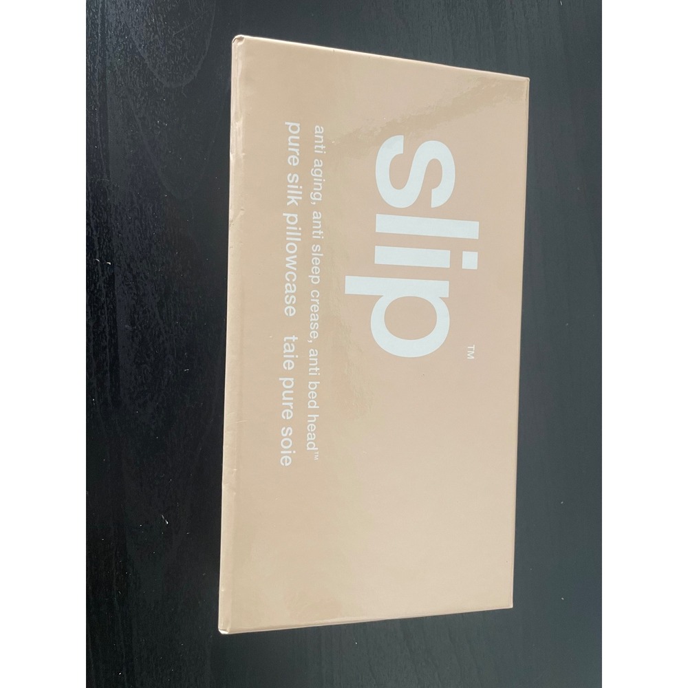 Slip Pure Silk Pillowcase Caramel Champagne Anti Aging Sleep Crease Bed Head New